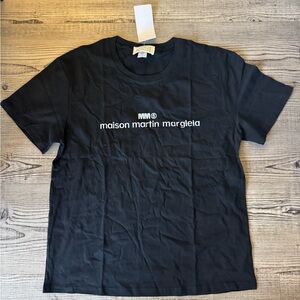 Maison Martin Margiela Black Graphic Tee